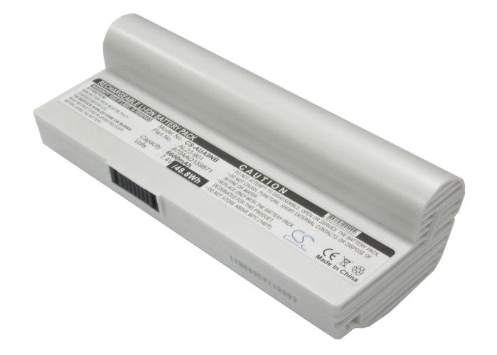 Asus Eee PC 1000 Eee PC 1000H Eee PC White 6600mAh Replacement Battery-main