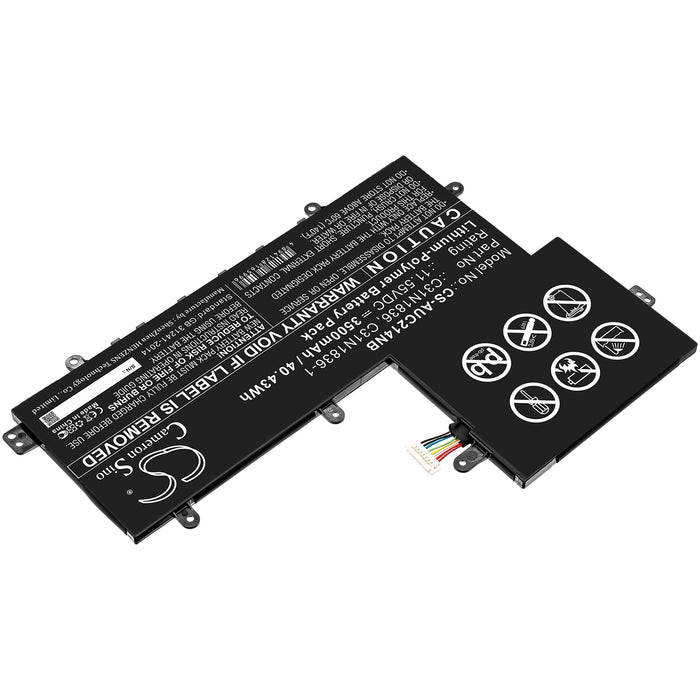 Asus C204MA-1A C204MA-BU0005 C204MA-BU0010 C204MA-GJ0003 C204MA-GJ0023 C204MA-YS02-GR C214MA-BU0003 C214MA-BU0 Laptop and Notebook Replacement Battery-2