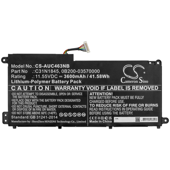 Asus Chromebook C436FA Laptop and Notebook Replacement Battery-3