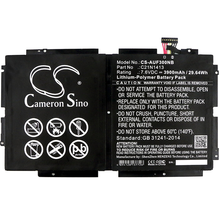 Asus T300FA-DH12 T300FA-DH12T-CA T300FA-FE001H Transformer Book T300FA Laptop and Notebook Replacement Battery-3