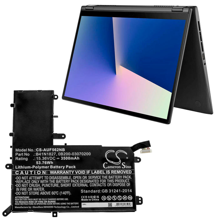 Asus UX562FA UX562FA-2G UX562FA-2S UX562FA-AC023R UX562FD ZenBook Flip 15 UX562 ZenBook Flip 15 UX562FA ZenBoo Laptop and Notebook Replacement Battery-5