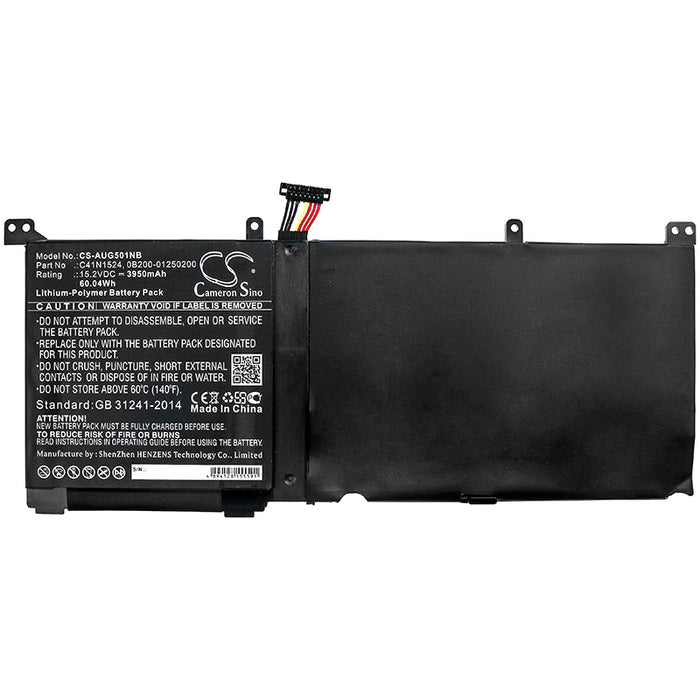 Asus N501VW-2B ROG G501VW ROG G501VW-BSI7N25 ROG G501VW-FY106T ROG G501VW-FY107T ROG G501VW-FY124T UX501JW UX5 Laptop and Notebook Replacement Battery-3