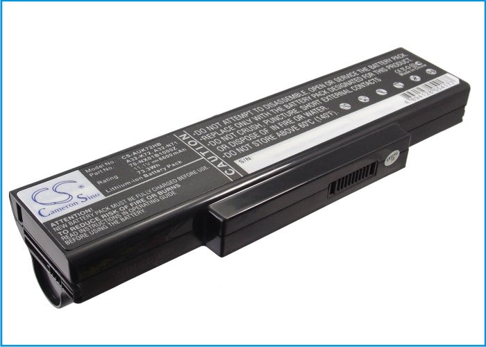 Asus A72 A72D A72DR A72F A72J A72JK A72JR K72 K72D K72DR K72DY K72F K72J K72JA K72JB K72JC K72JE K72JF 6600mAh Laptop and Notebook Replacement Battery-3