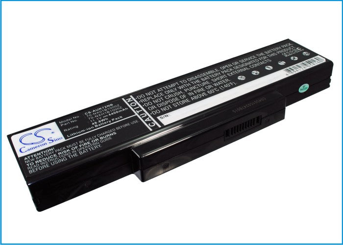 Asus A72 A72D A72DR A72F A72J A72JK A72JR K72 K72D K72DR K72DY K72F K72J K72JA K72JB K72JC K72JE K72JF 4400mAh Laptop and Notebook Replacement Battery-2