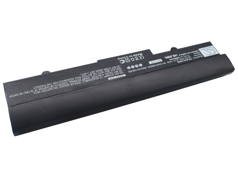 Asus Eee PC 1001HA Eee PC 1005 Eee PC 1005H Eee PC 1005HA Eee PC 1005HA-A Eee PC 1005HAB Eee PC  4400mAh Black Laptop and Notebook Replacement Battery-2