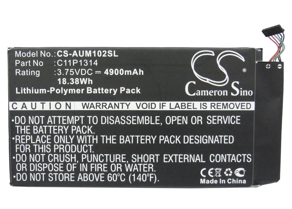 Asus K00F Me102 Me102a ME102A 1A ME102A 1B ME102A 1F Memo Pad MeMo Pad 10 K00F MeMo Pad 10 ME102A MeMo Pad 10 ME102A(K00F)  Tablet Replacement Battery-5