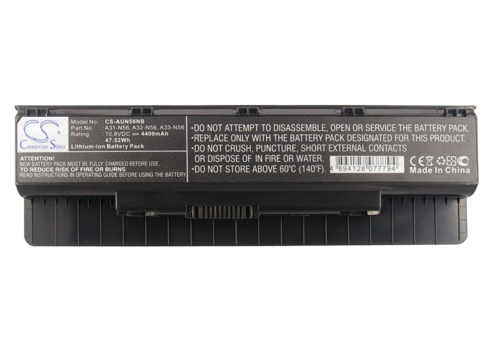 Asus N46 N46V N46VJ N46VM N46VZ N56 N56D N56DP N56V N56VJ N56VM N56VZ N76 N76V N76VJ N76VM N76VZ Laptop and Notebook Replacement Battery-5