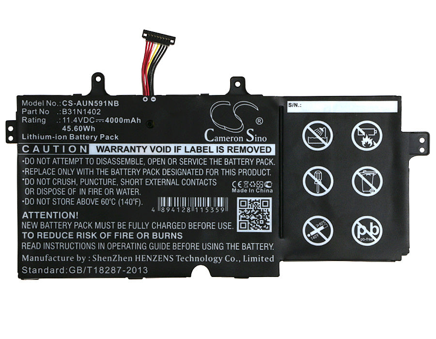 Asus 51LN-BBI706 N591LB Q551 Q551L Q551LN Q551LN-BBI706 Laptop and Notebook Replacement Battery-5