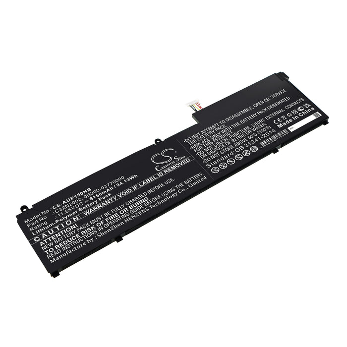 Asus ZenBook Pro 15 UX582LR ZenBook Pro 15 UX582LR-H2002R ZenBook Pro Duo 15 OLED UX582L ZenBook Pro Duo 15 OL Laptop and Notebook Replacement Battery