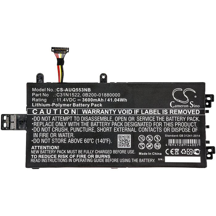 Asus Q553U Q553UB-BSI7T13 Laptop and Notebook Replacement Battery-3