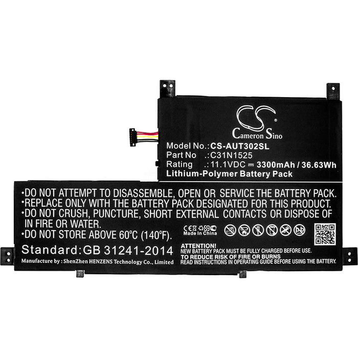 Asus T302CHI-2C Transformer Book T302 Transformer Book T302CA Tablet Replacement Battery-3