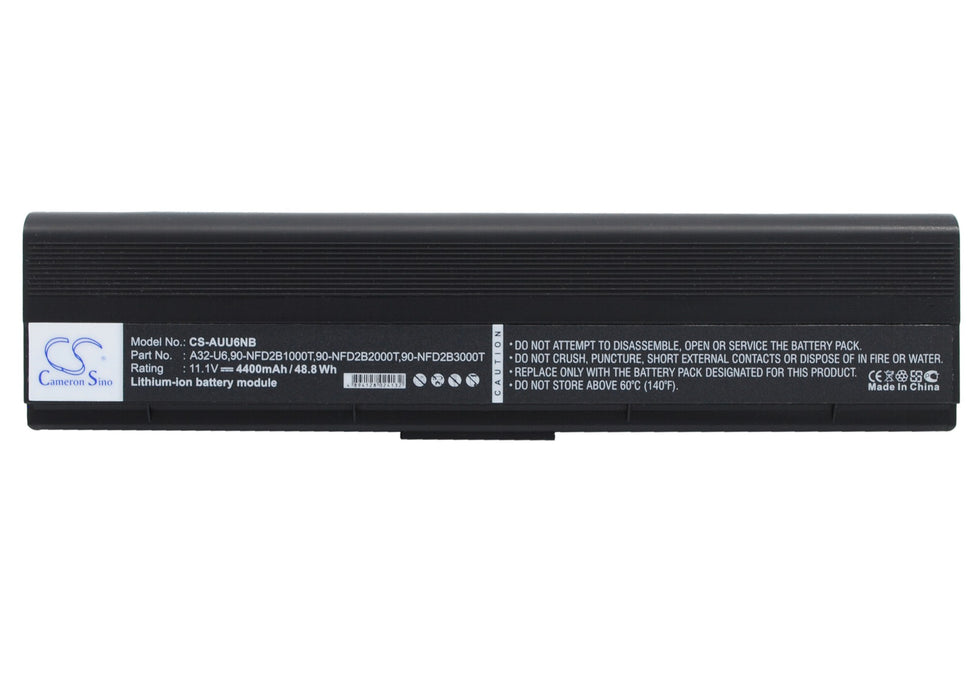 Asus Lamborghini VX3 U6 U6E U6E-1B U6E-A1  4400mAh Replacement Battery-main