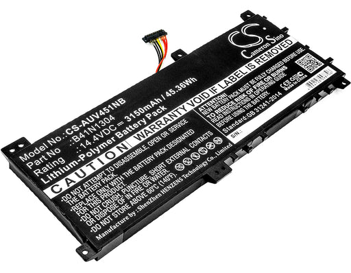 Asus VivoBook V451LA VivoBook V451LA-DS51T Replacement Battery-main