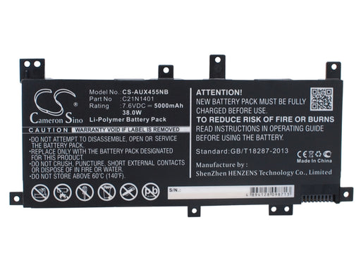 Asus A455LA A455LAB A455LDB A455LNB DX882LD DX882L Replacement Battery-main