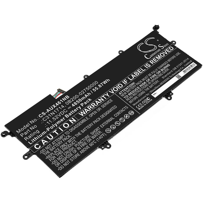 Asus UX461 UX461FA UX461FA-1A UX461FA-1C UX461FN UX461FN-1A UX461FN-1C UX461UA UX461UA-1A UX461UA-1C UX461UN U Laptop and Notebook Replacement Battery