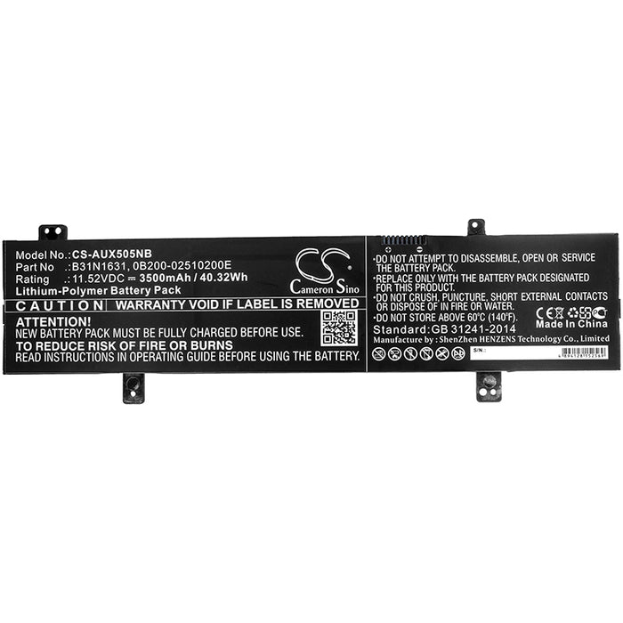 Asus F505ZA F505ZA-BQ117T F505ZA-DB31 F505ZA-DH51 Vivobook 15 VivoBook 15 F505Z VivoBook 15 X505B VivoBook 15  Laptop and Notebook Replacement Battery-3