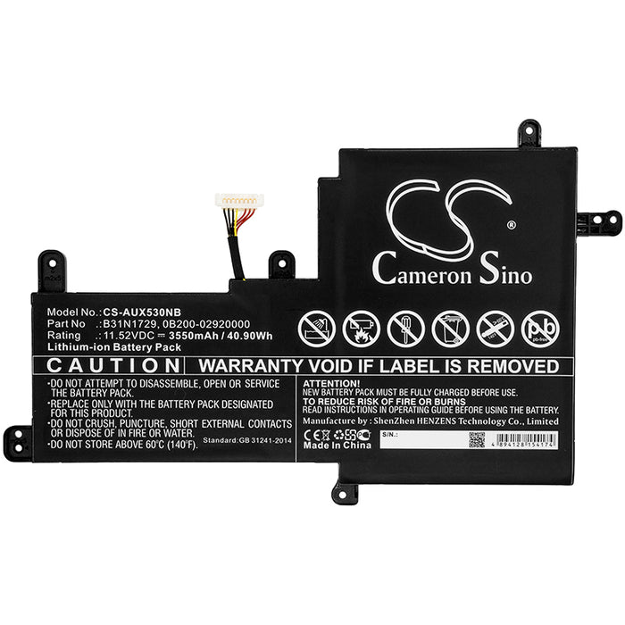 Asus K530FF P1502FF S5300FF S5300UN S530FF S530UA VivoBook S15 S530UA-BQ0 V530FF VivoBook S15 S530 VivoBook S1 Laptop and Notebook Replacement Battery-3