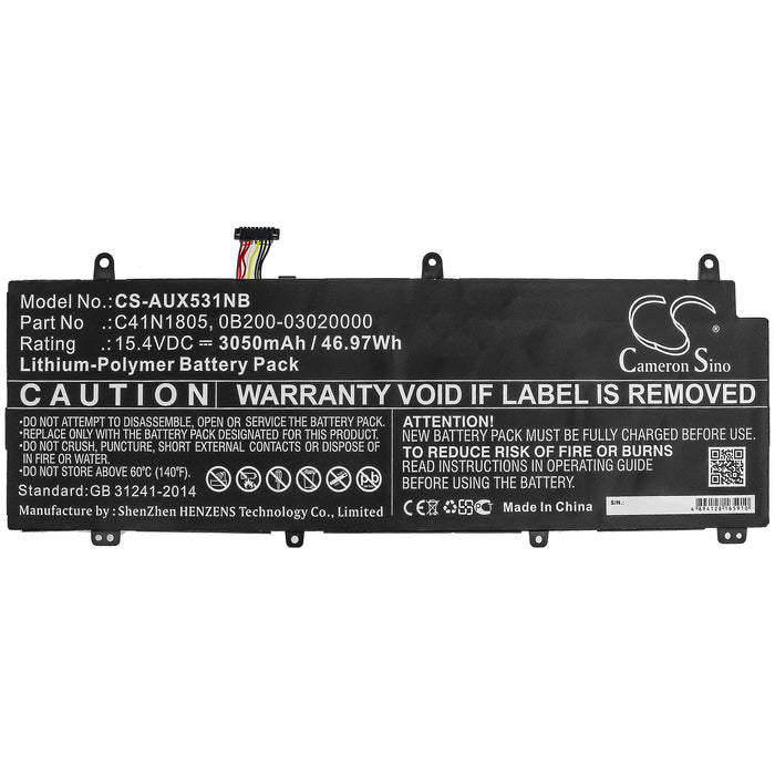 Asus GX531 GX531GM GX531GS GX531GX ROG Zephyrus S GX531 ROG Zephyrus S GX531GM ROG Zephyrus S GX531GM-BH71 ROG Laptop and Notebook Replacement Battery-3