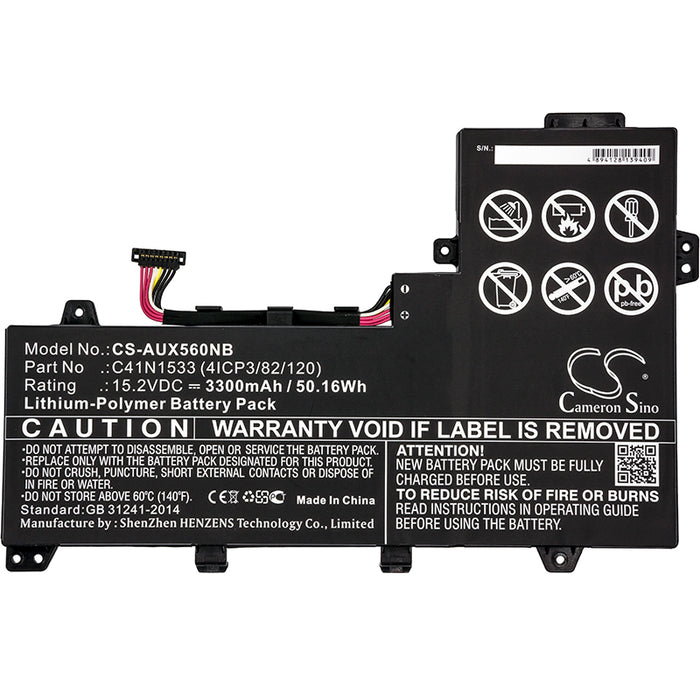Jack Alimentazione DC Carica Per ASUS Q524 Q524UQ-BBI7T14 - 60NB0C20-MB4001 - Nuovo