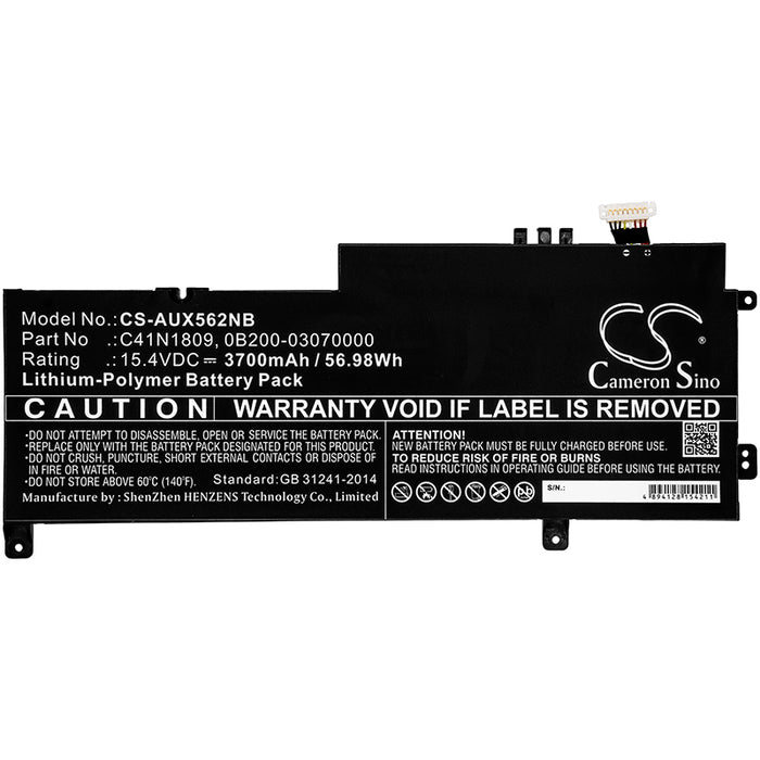 Asus Q536FD Q536FD-BI7T15 UX562 UX562FD UX562FD2G UX562FD-2G UX562FD-A1008T UX562FD-A1017T UX562FD-A1018T UX56 Laptop and Notebook Replacement Battery-3