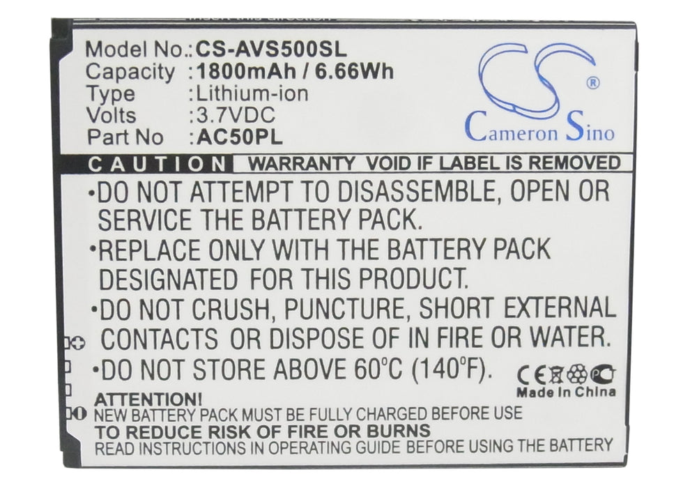 Highscreen B2000 Prime Mobile Phone Replacement Battery-5