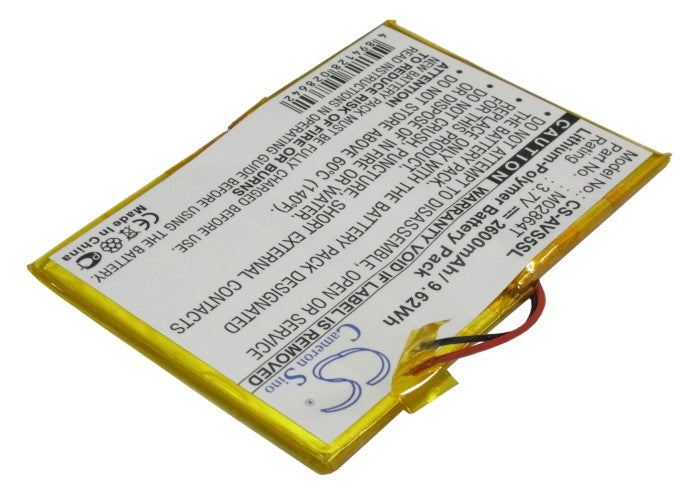 Archos 5 60GB Media Player Replacement Battery-2