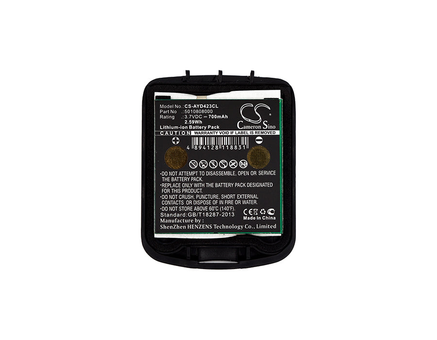 Tennovis Integral D4 700mAh Black Cordless Phone Replacement Battery-5