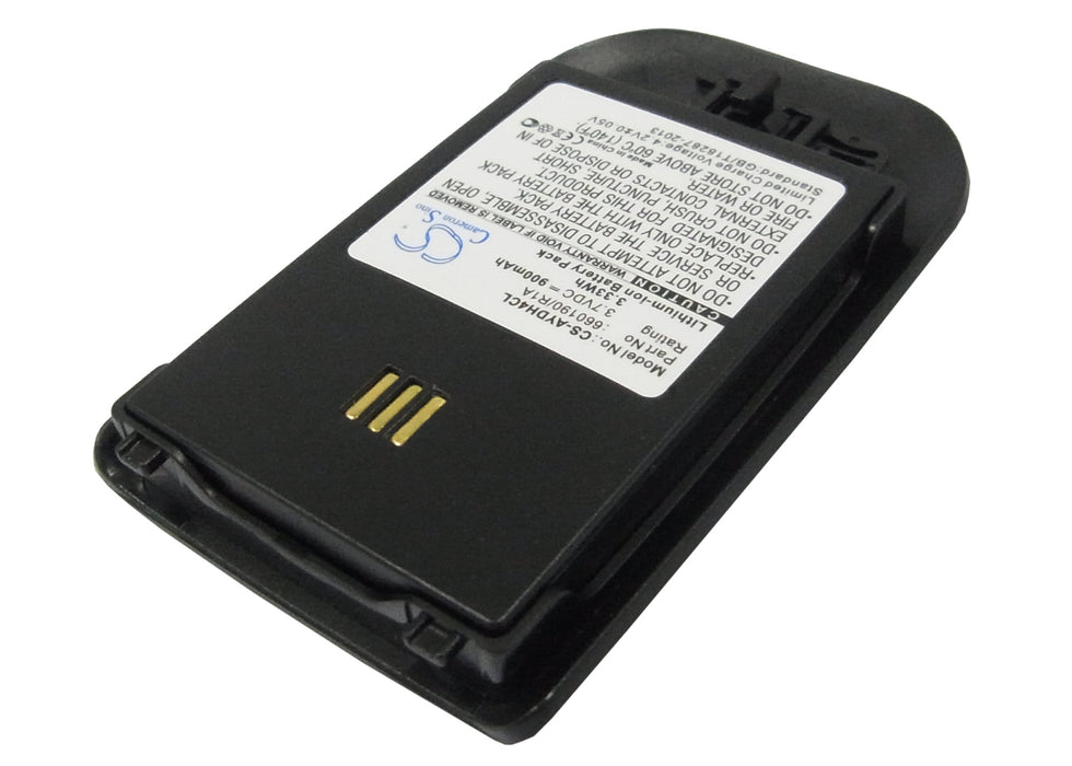 Ascom 9d62 D62 D62 DECT DH4-ACAB i62 i62 Messenger i62 Protector i62 Talker 900mAh Black Cordless Phone Replacement Battery-2