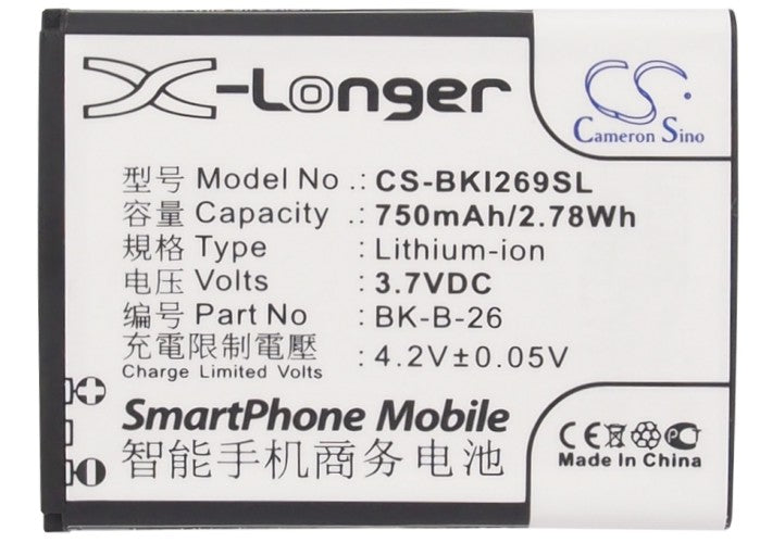 BBK I188 I269 Mobile Phone Replacement Battery-5