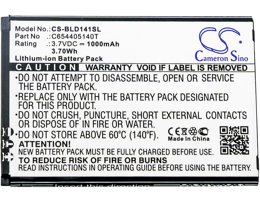BLU D140K D141K Dash JR K Mobile Phone Replacement Battery-5
