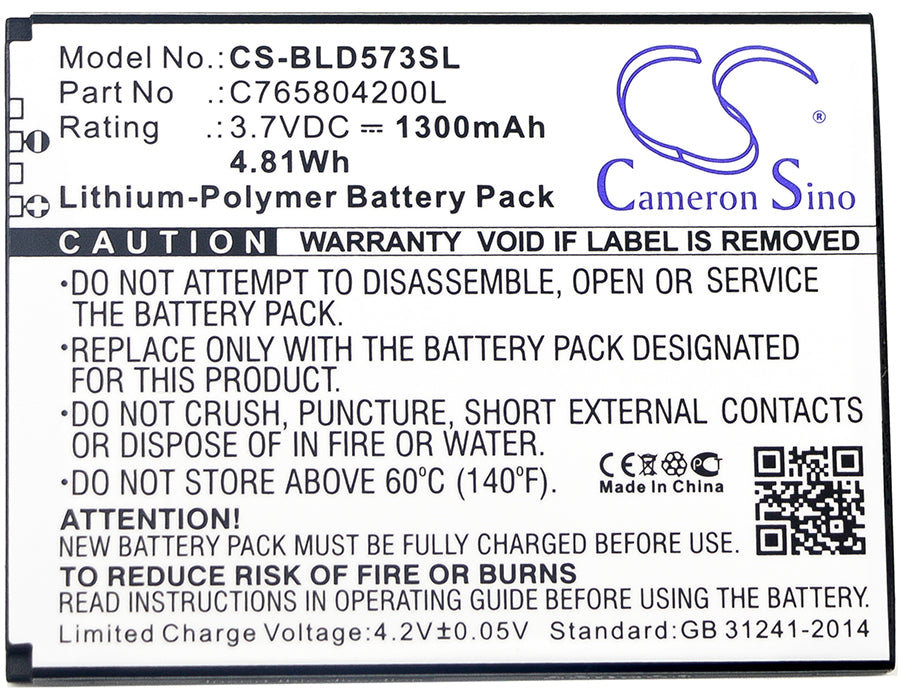 BLU D572 Studio 5.0S II Mobile Phone Replacement Battery-5