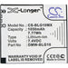 Panasonic Lumix DMC-GF3 Lumix DMC-GF3C Lumix DMC-GF3K Lumix DMC-GF3W Lumix DMC-GF5 Lumix DMC-GF6 Lumix DMC-GF6K Lum 1050mAh Camera Replacement Battery-3
