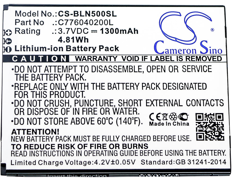 BLU N010 N010L N010U Neo 5.0 Mobile Phone Replacement Battery-5
