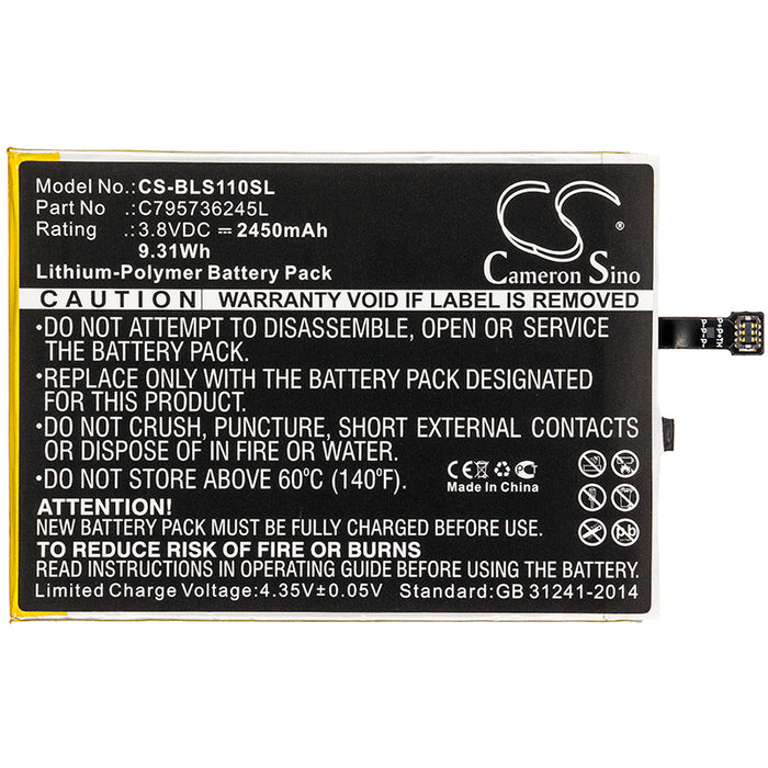BLU S0110 Studio One Mobile Phone Replacement Battery-3