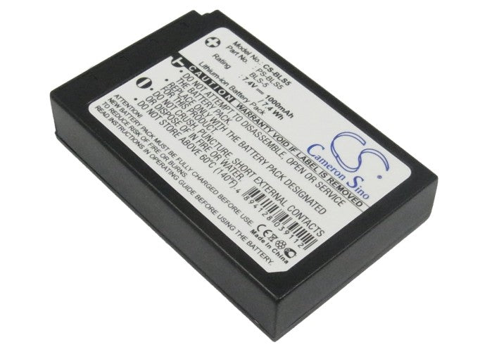 Olympus E-PC2 E-PL5 E-PL6 E-PL7 E-PL8 E-PM2 OM-D E Replacement Battery-main