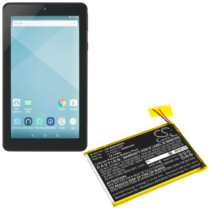 Barnes & Noble BNTV460 Nook 7 Tablet Replacement Battery-5