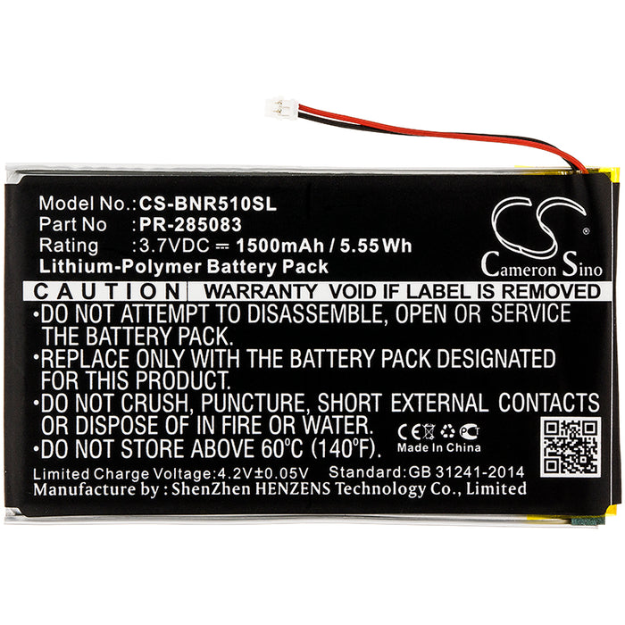 Barnes & Noble BNRV510 Nook Glowlight Plus 2015 eReader Replacement Battery-3