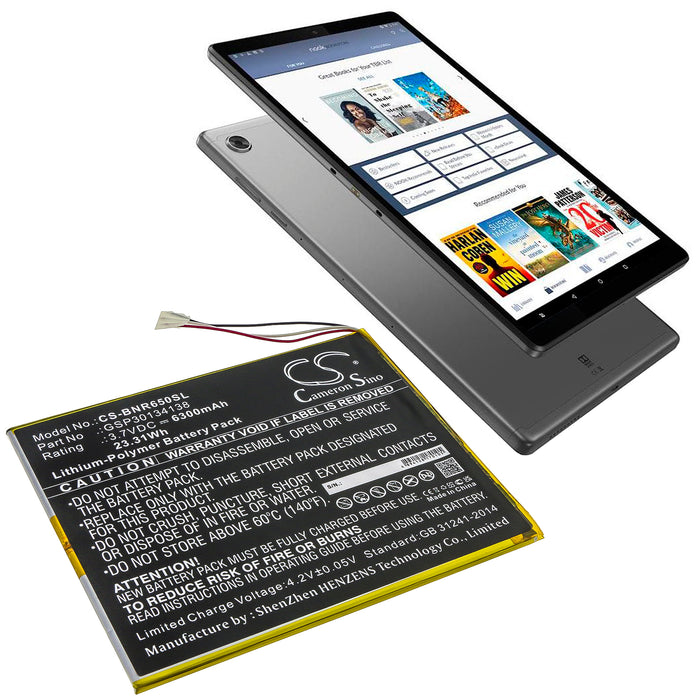 Barnes & Noble BNTV650 Nook 10.1 Tablet Replacement Battery-5