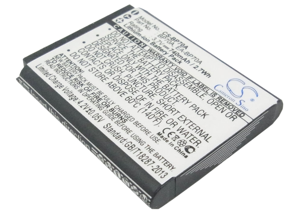 Samsung AQ100 DV100 DV101 DV150 DV150F DV90 EC-MV8 Replacement Battery-main