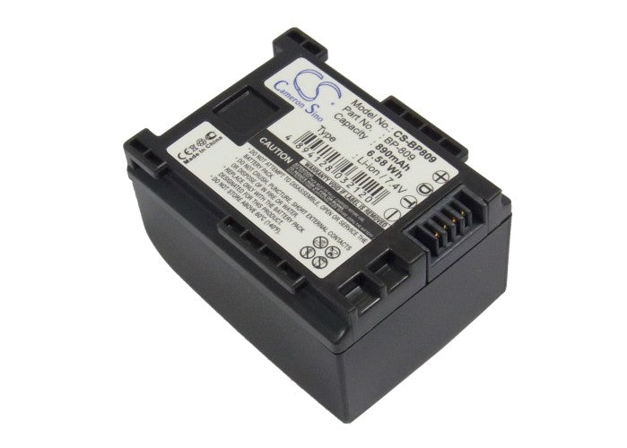 Canon FS10 Flash Memory Camcorder FS100 Fla 890mAh Replacement Battery-main