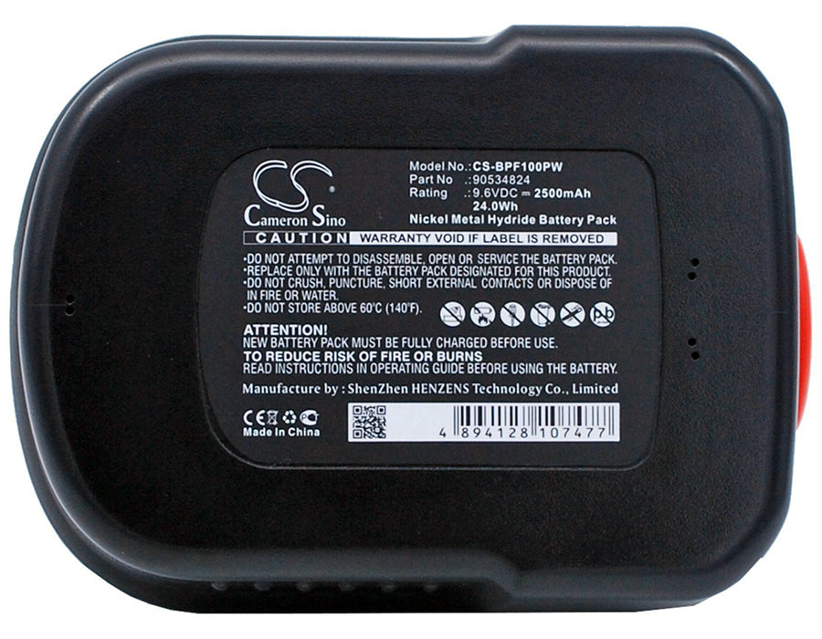 Black & Decker FSB96 GC960 HPB96 SF100 Replacement Battery-5
