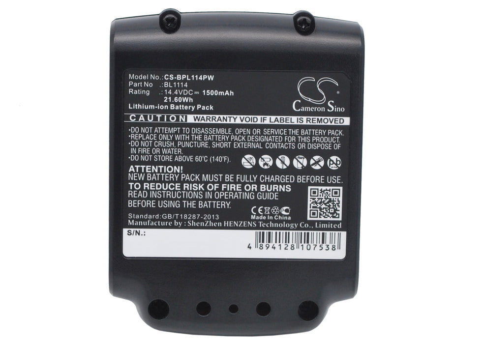 Black & Decker ASL146BT12A ASL146K ASL146K 1500mAh Replacement Battery-main