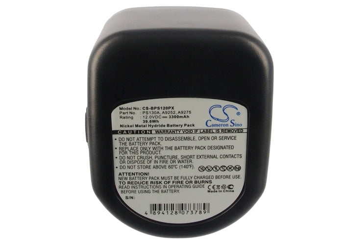 Black & Decker CD1202GK CD1202K CD120GK CD 3300mAh Replacement Battery-5