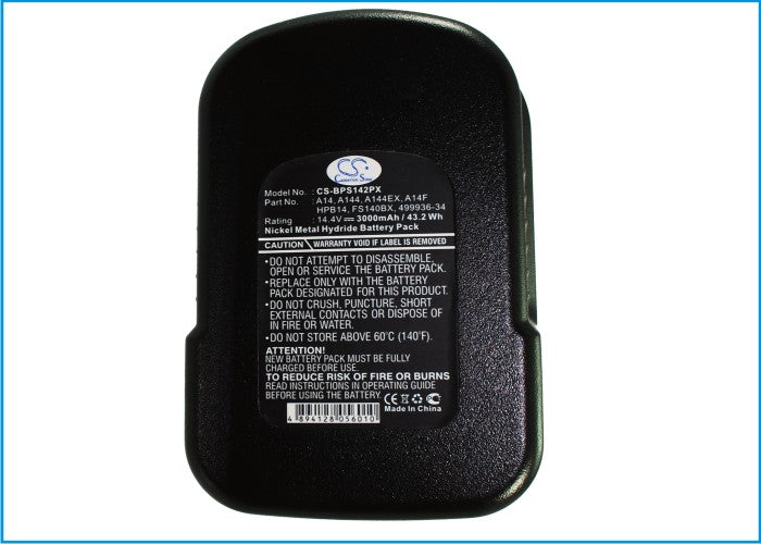 Black & Decker BDG14SF-2 BDGL1440 BDGL14K- 3000mAh Replacement Battery-4