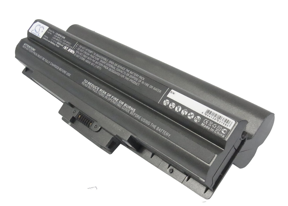 Sony AIO VPCF11JFX B VAIO VPCF11M1E  Black 8800mAh Replacement Battery-main
