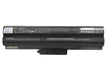 Sony AIO VPCF11JFX B VAIO VPCF11M1E PCG-81311L VAIO VGN-AW41JF VAIO VGN-AW41MF VAIO VGN-AW41XH V 6600mAh Black Laptop and Notebook Replacement Battery-5