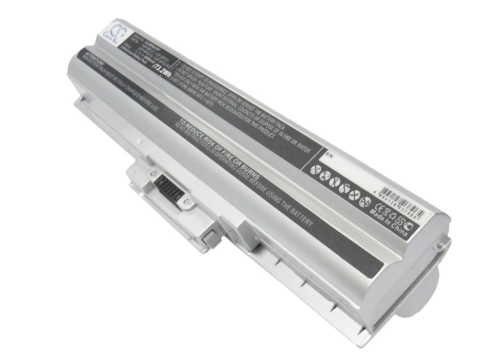 Sony AIO VPCF11JFX B VAIO VPCF11M1E Silver 6600mAh Replacement Battery-main