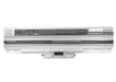 Sony AIO VPCF11JFX B VAIO VPCF11M1E PCG-81311L VAIO VGN-AW41JF VAIO VGN-AW41MF VAIO VGN-AW41XH  6600mAh Silver Laptop and Notebook Replacement Battery-5