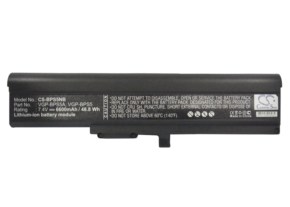 Sony AIO TX36TP AIO TX37TP AIO VGN-TX15C W VAIO VGN-TX16C VAIO VGN-TX16C W VAIO VGN-TX16GP W VAIO VGN-TX16LP W Laptop and Notebook Replacement Battery-5