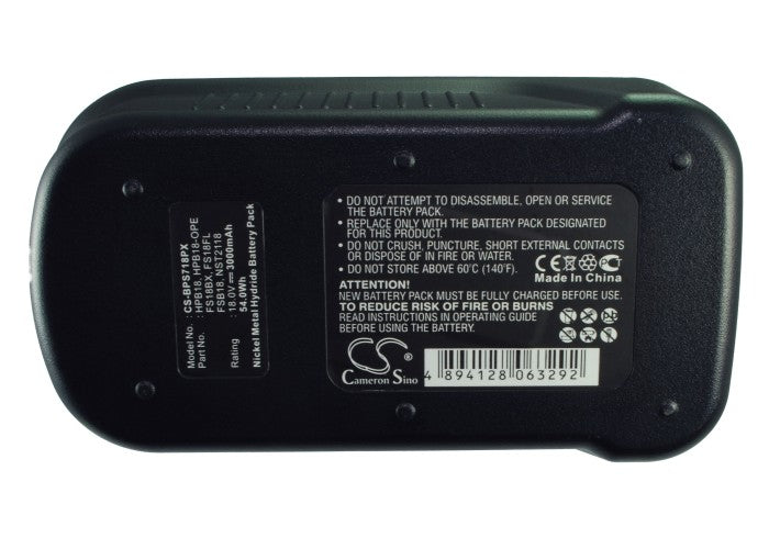 Black & Decker 244760-00, Hpb18 Power Tool Battery For 244760-00, Bdgl1800  replacement